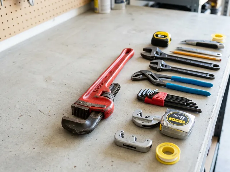 Professional plumbers in Slaughter, LA equipped with top-tier tools for residential and commercial plumbing services.